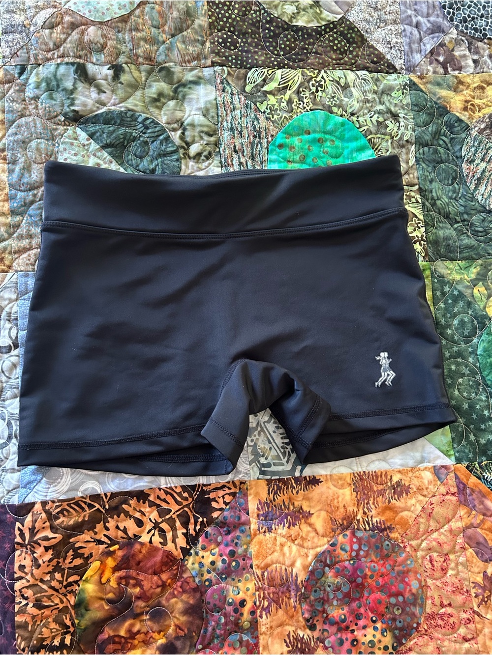 RunningSkirts brand sports shorts in black